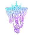 tribal ornament indian vintage graphic ethnic vector image vector image