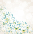 spring flower background vector image