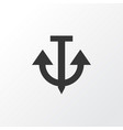 anchor icon symbol premium quality isolated vector image