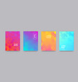 color gradient backgrounds abstract geometric vector image vector image