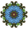 hand-drawn mandala vector image vector image