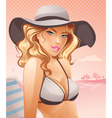 hot summer vector image