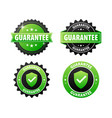 guarantee sign quality assurance reliability vector image