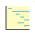 planning or schedule icon design 48x48 pixel vector image
