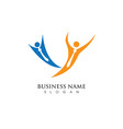 community care logo vector image
