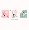 abstract elements in retro style a template vector image vector image
