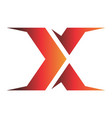 letter x abstract design logo icon vector image vector image