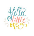 hello little one vector image