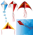 kite set vector image vector image