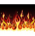 fire background vector image