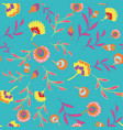 psychedelic folk seamless pattern vector image