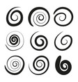 swirling icons vector image