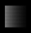 geometric halftone gradient dots background vector image
