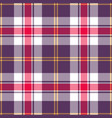 halloween tartan plaid pattern vector image