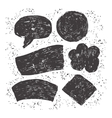 hand drawn dirty texture vector image