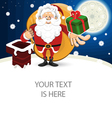 santa claus christmas vector image