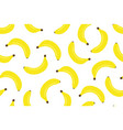 seamless pattern with banana vector image