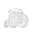 farm tractor concept vector image