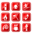 fire safety vector image
