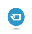 darkcoin icon vector image vector image