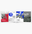covers templates set with bauhaus style graphic vector image