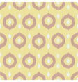 ikat circles ethnic seamless pattern vector image