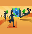 business teamwork concept vector image
