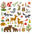 woodland2 vector image