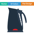 kitchen electric kettle icon vector image