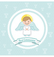 my first communion vector image