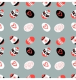 easter pattern with eggs vector image vector image