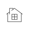 house line icon vector image vector image