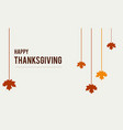 happy thanks giving day design vector image