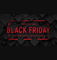 black friday sale background vector image