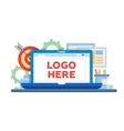 marketing - flat design vector image