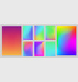 bright colors gradient abstract background vector image
