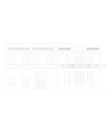 facade of the building vector image