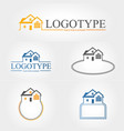 house rental real estate sign home building vector image