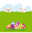 springtime easter holiday vector image