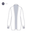 clothes thin line style vector image vector image
