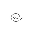 mail icon vector image