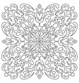 hand drawing entangle element italian majolica vector image vector image