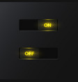 realistic switches for web usage vector image vector image