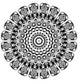round element for coloring book vector image