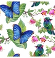 watercolor hand drawn seamless pattern vector image vector image