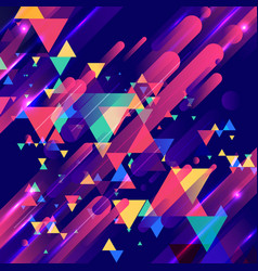 Abstract striped lines pattern dark blue and pink Vector Image