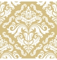 seamless damask background vector image