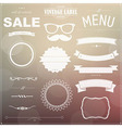 set of vintage badges vector image vector image