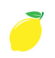 yellow lemon icon vector image