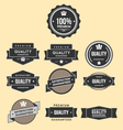 badges template set vector image